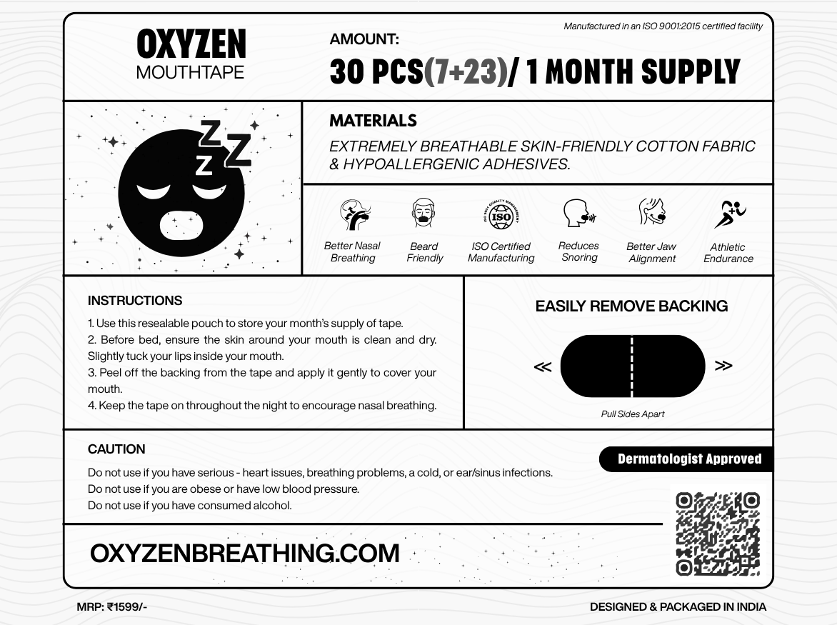 OxyZen Mouth Tape